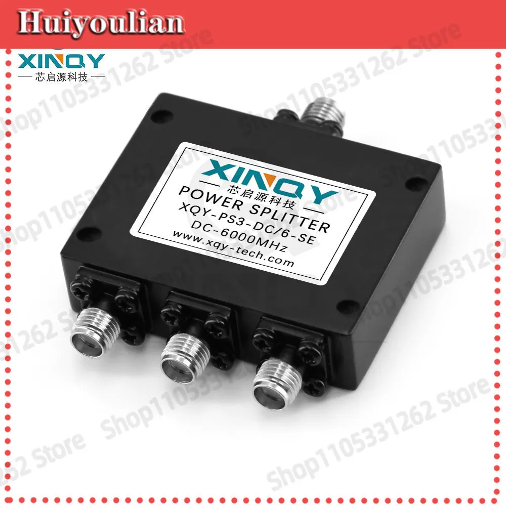3 Way Power Divider Combiner DC to 6GHz Microstrip RF Splitter for Clock Distribution LO Reference 3 Channel Test Equipment
