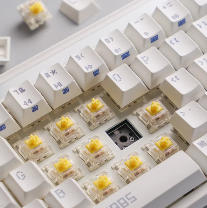 MIIIW ART-Teclado Mechanical Gaming, Bleutooth, USB com fio, Z680, 68-Key, Luz de fundo, Multi-sistema, Jogo, Office, PC, Desktop