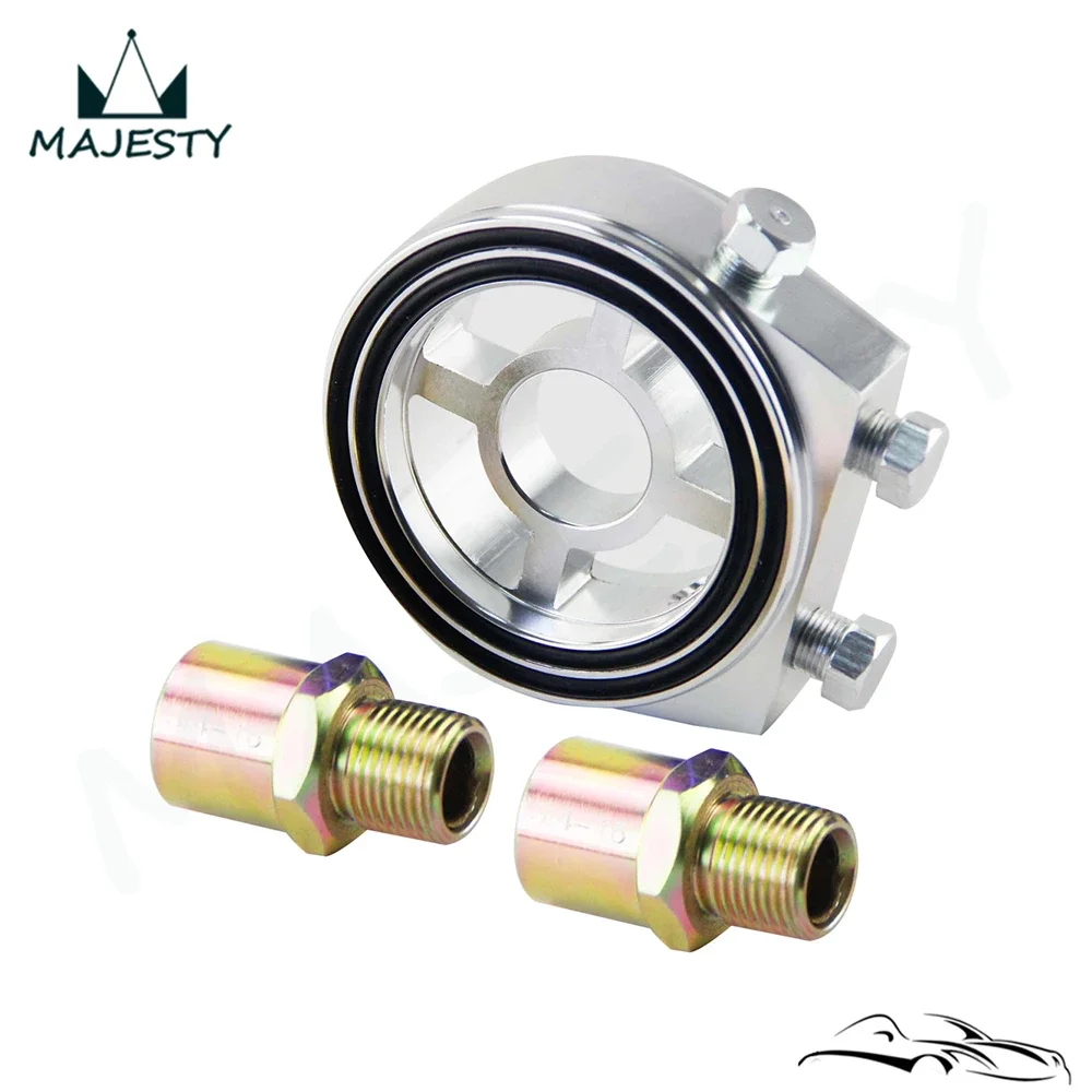 Universal Oil Filter Cooler Sandwich Plate Adapter Oil Gauge Turbo Oil cooler adaptor  M20 X 1.5 Thread & 3/4-16 UNF