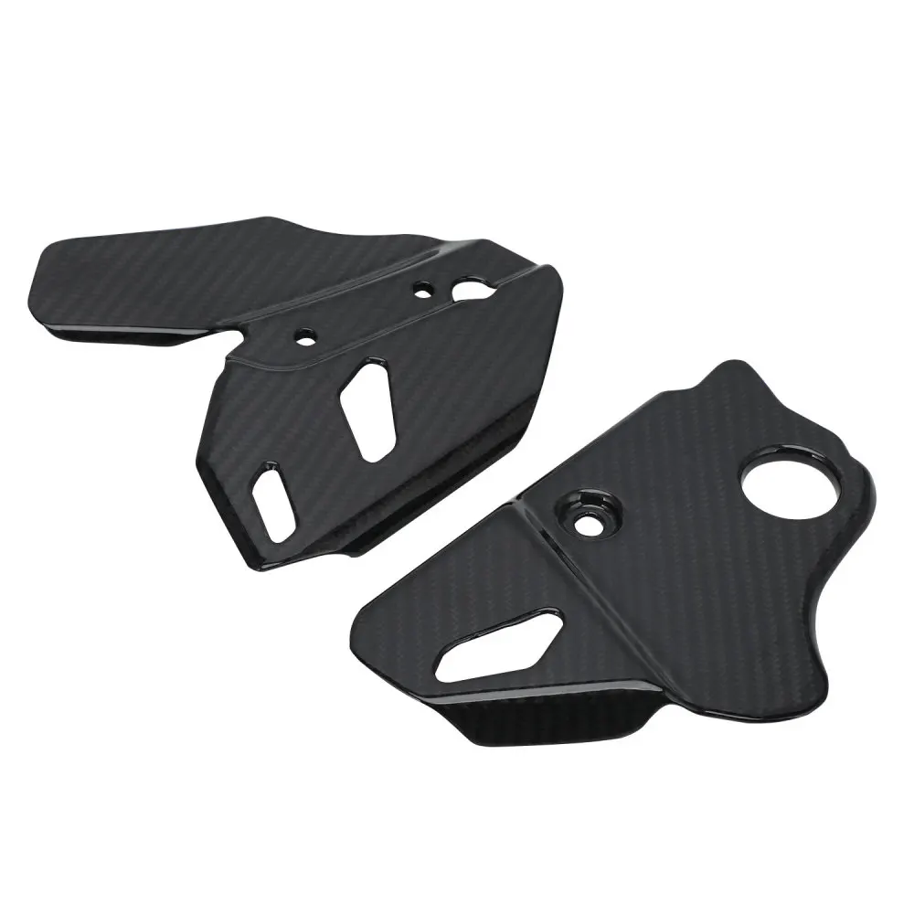 Motorcycle Real Carbon Fiber Frame Guards Protection For DRZ400S/R/SM 2000-2017 Dirt Bike, BLACK