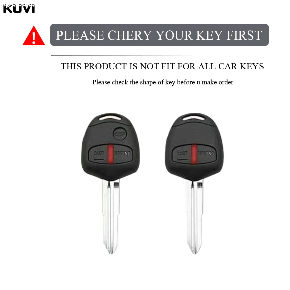 2 3 Buttons TPU Car Key Case Cover Shell For Mitsubishi Evolution Lancer EX Grandis Outlander Triton Pajero ASX Protected Fob