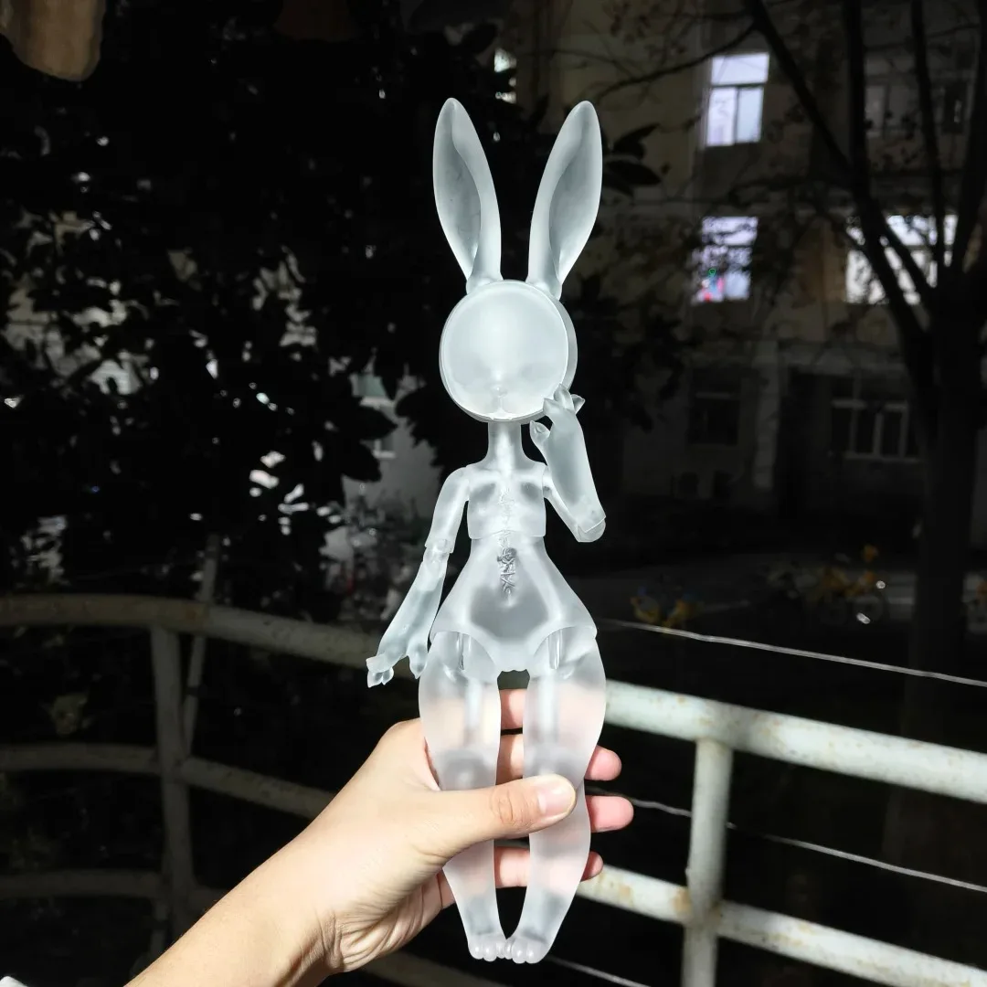 

New 2026 sd doll BJD 1/6 yinmiantu transparent rabbit high quality doll animal in stock