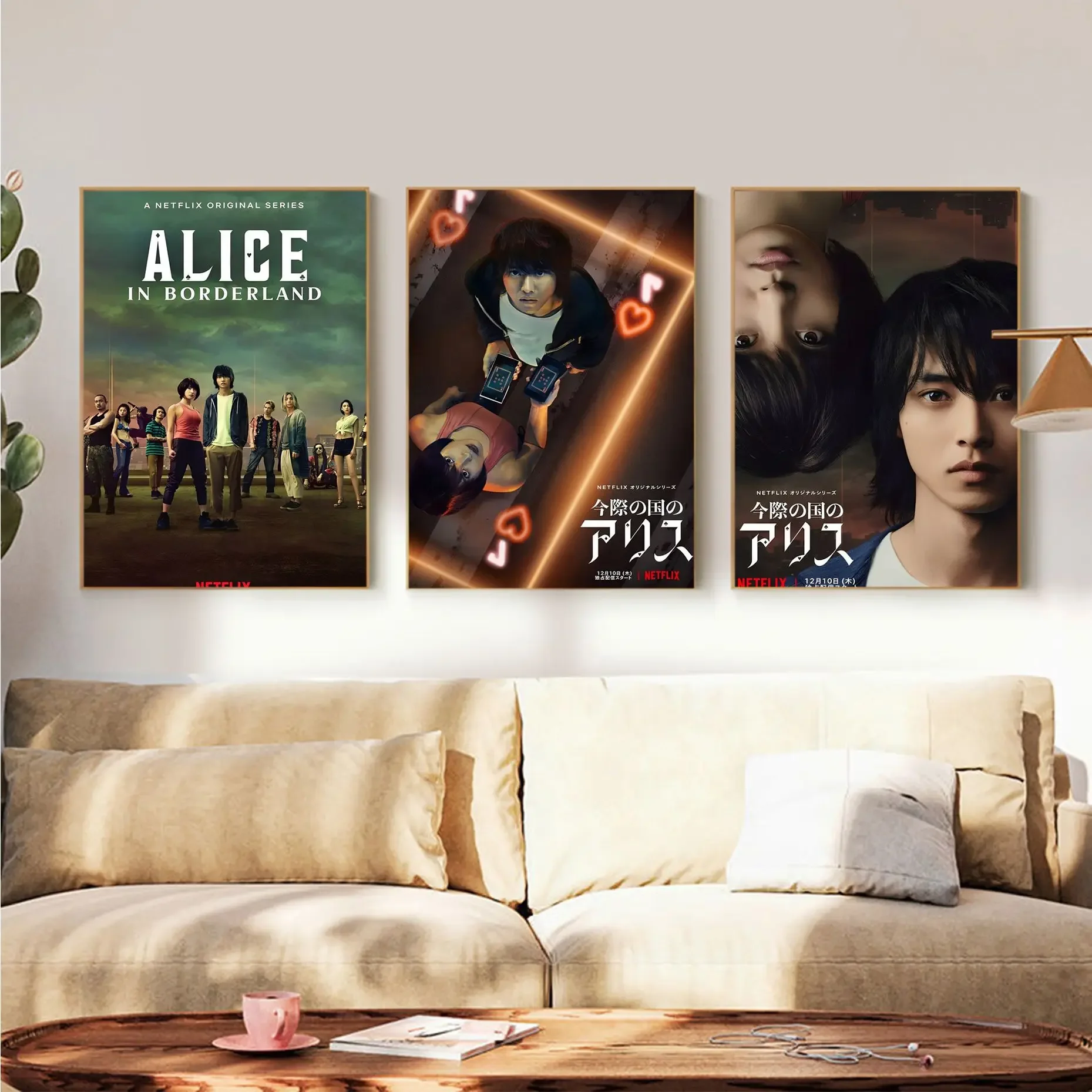 

TV Alice In Borderland Movie Sticky Posters Vintage Room Home Bar Cafe Decor Nordic Home Decor