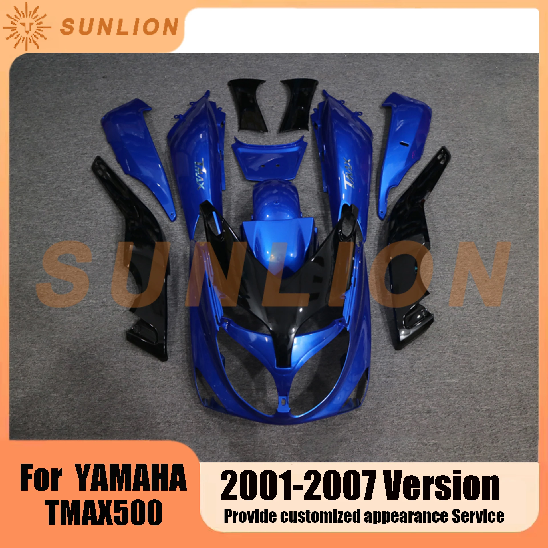 

Motorcycle Full Body Fairing For YAMAHA TMAX500 2001 2002 2003 2004 2005 2006 2007