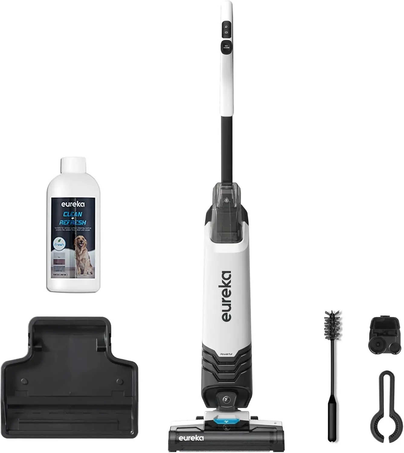 

All in One Wet Dry Vacuum Cleaner and Mop for Multi-Surface Lightweight Self-Cleaning System, for Hard Floors and Area Rugs, 2-i