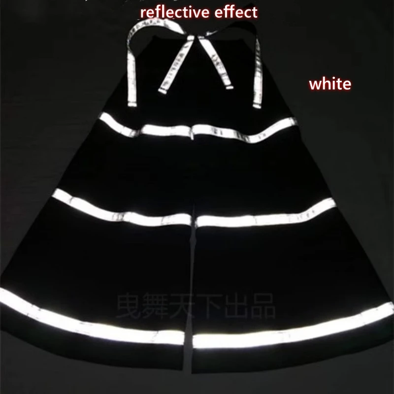 ملبورن خلط الرقص السراويل الفلورسنت عاكس جرس قيعان السراويل المضيئة النساء الرجال الشارع كول الرقص السراويل الأسهم