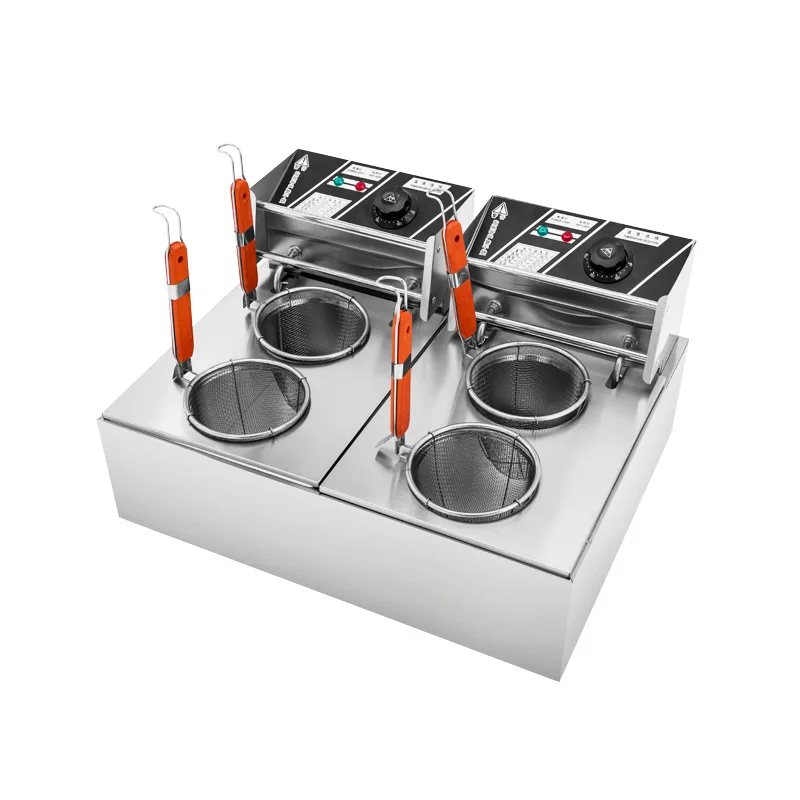 4-head Economical Commercial High-power Noodle Cooking Stove 10L Small Hot Pot Machine and Kanto Boiling Machine