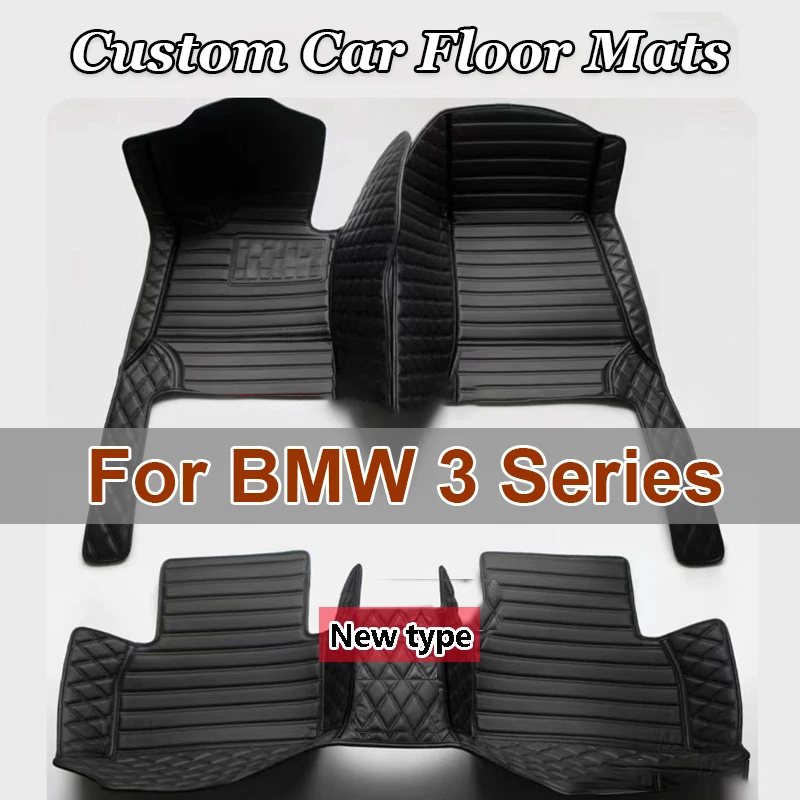 Custom 3D Car Floor Mats for BMW 3 Series E36 1990-2000 E46 E90 E92 Coupe E93 Interior Accessories Carpet Artificial Leather