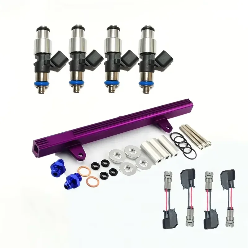 2026 New, High Quality E85 EV14 1000cc Fuel Injector Rail Kit for 180sx 240sx S13 SR20 SR20DET High Flow Performance