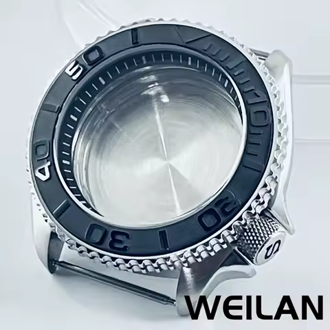 Skx007 Case Nh35 Case 42mm Watch Case for 38-30.7mm Bezel Mineral GlassWatch Mod NH35 NH36 Watch Accessories Diving Men's DIY