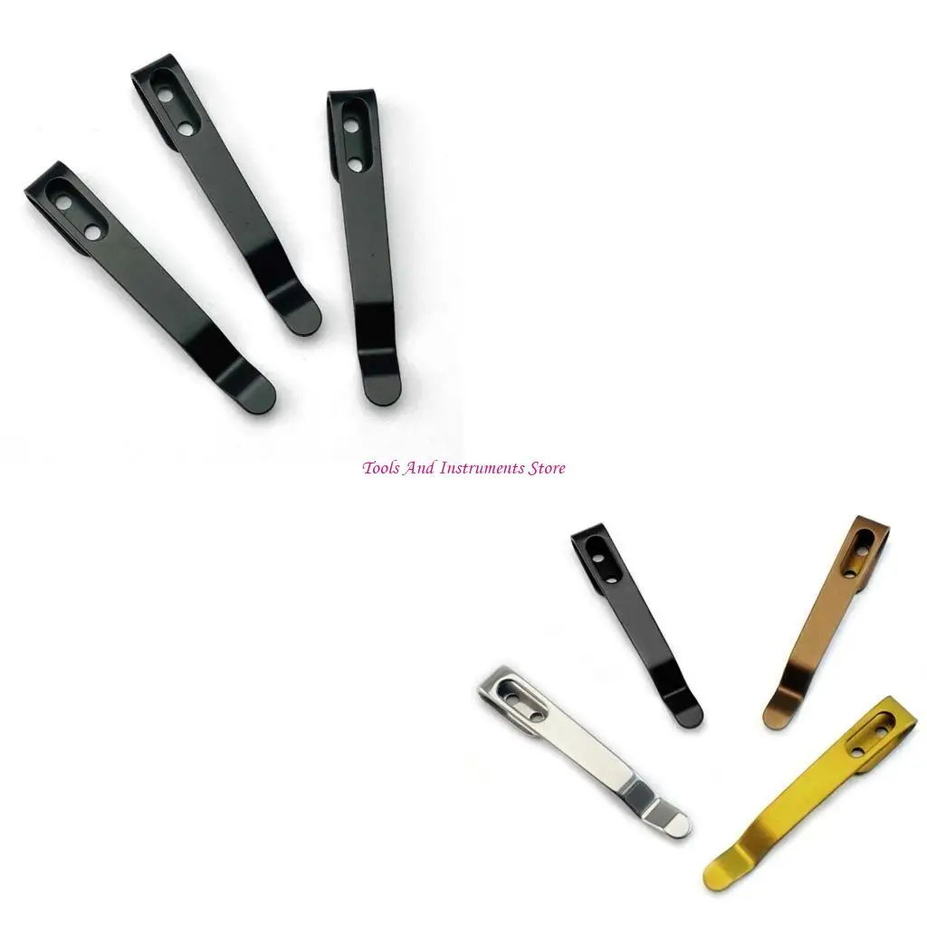 Folding Cutter Holder Steel Back Clip Pocket Holder Cutter Clip Cutter Accessories C7AC