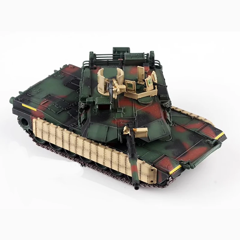 Die cast M-1 Main Battle Tank Militarized Combat 1:72 Ratio Alloy Plastic Simulation Model Ornament Collection for Men's Gifts