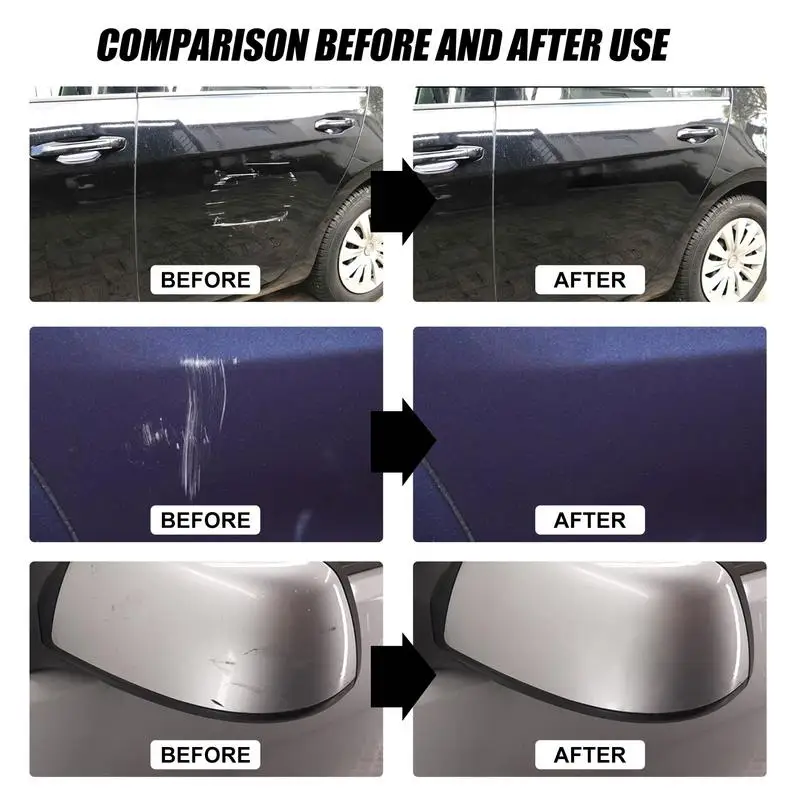 120ml Vehicles Scratches Repair Agent With Sponge Cloth Car Detailing Repair Agent Auto Scratches Repairing Vehicle Accessories