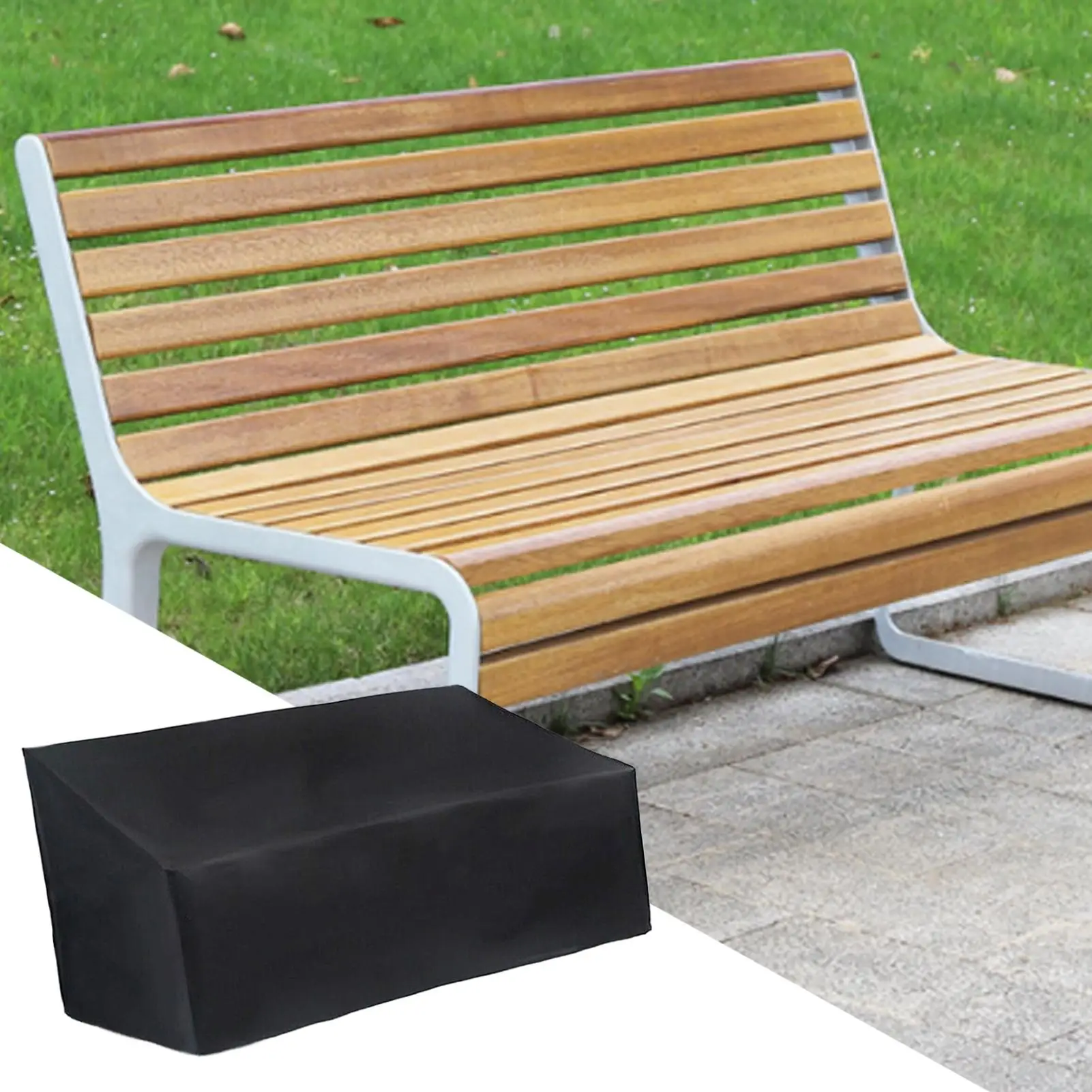 

Outdoor Bench Cover Outdoor Loveseat Couch Cover Furniture Dust Protector For Snow Sun Summer Winter Lawn Porch Yard Backyard