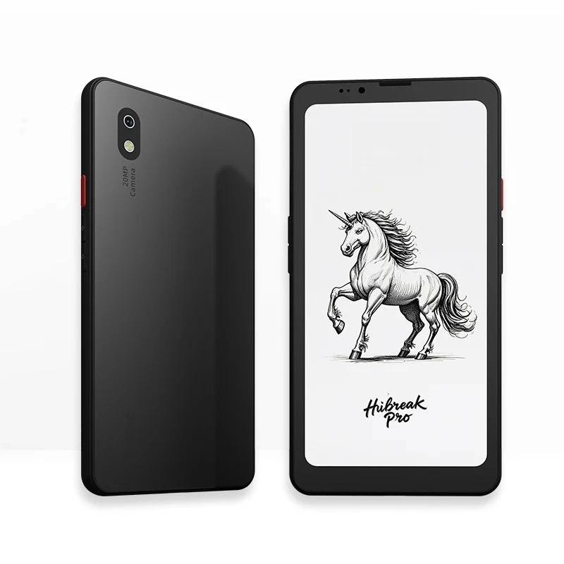 Hibreak Pro ebook reader, 6.13'' B&W E-ink screen, 300PPI Electronic book, Android 14 Open System 8GB+256GB ereader w/NFC