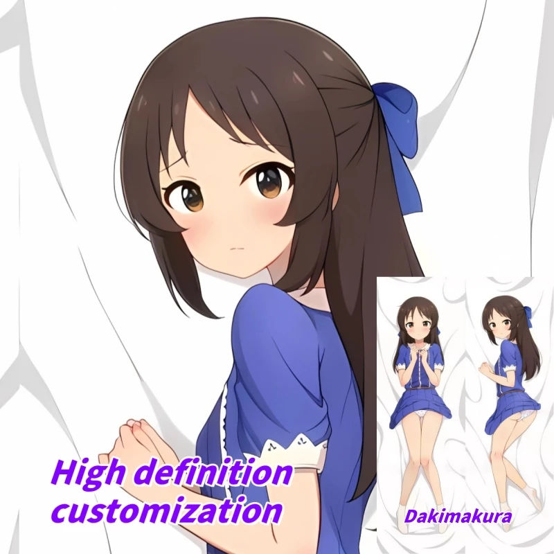 Dakimakura Anime Pillow Case THE IDOLM@STER Tachibana Arisu Double-sided Print Of Life-size Body Pillowcase Gifts Can be