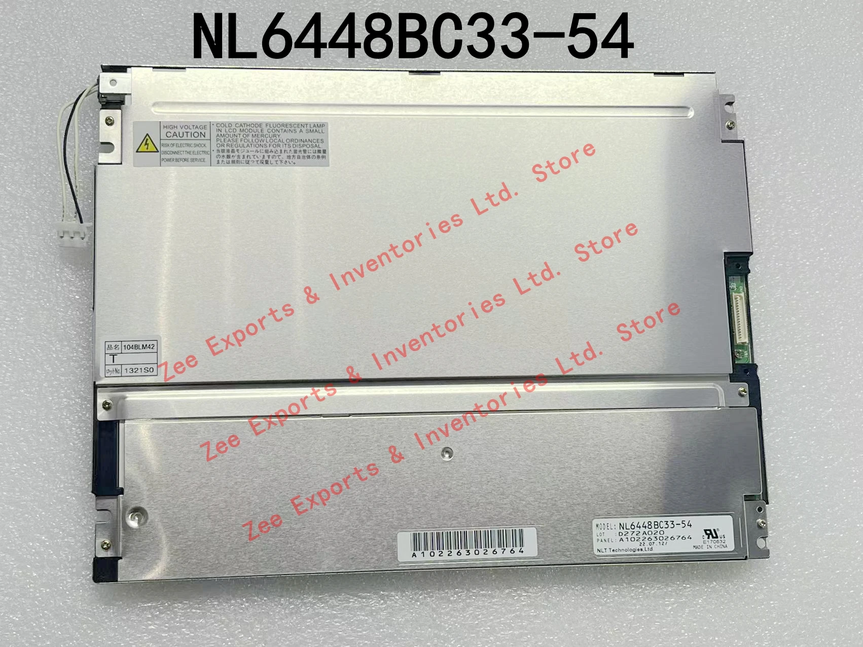 

NL6448BC33-53 NL6448BC33-54 NL6448BC33-59 10.4 Inch Lcd Display Screen Panel 100% Tested Good for Shipping for NEC NL6448BC33 59