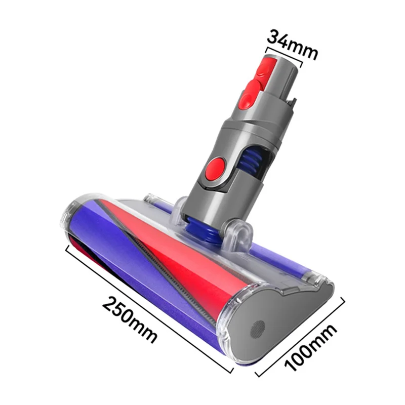 Top Deals Soft Roller Vacuum Cleaner Head Compatible For Dyson V7V8V10V11V15 Cordless Vacuum Cleaners,  Head Replacement