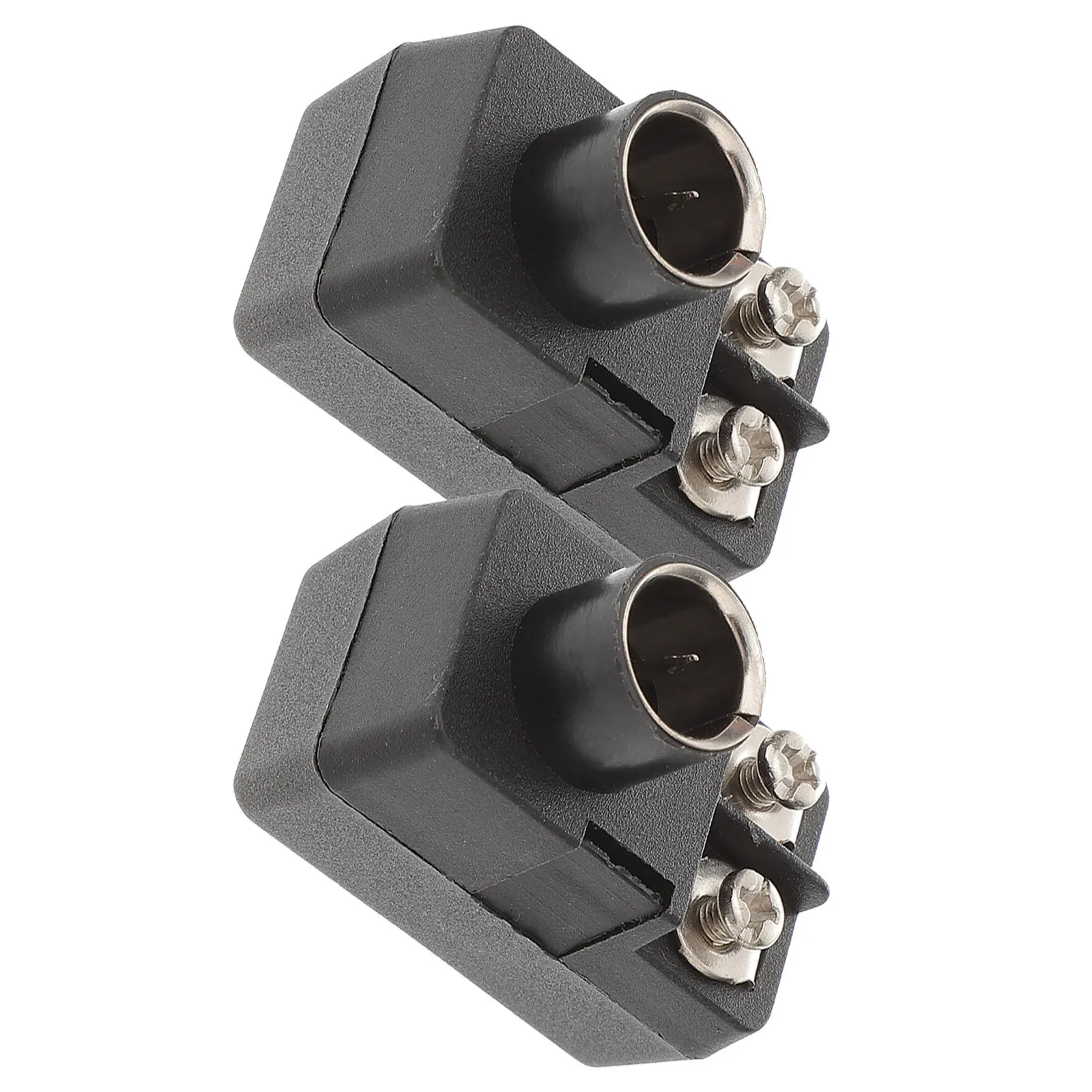 

2Pcs Quick Push-on 75-300 Ohm Signal Adapter Matching Cable Connector Converter Matching Adapter