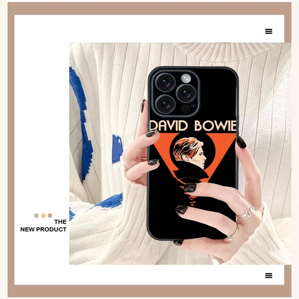 D-avid B-Bowie Phone Case For iPhone 16 15 14 13 12 11 PRO MAX PLUS Mini TPU Soft to Skin-friendly case