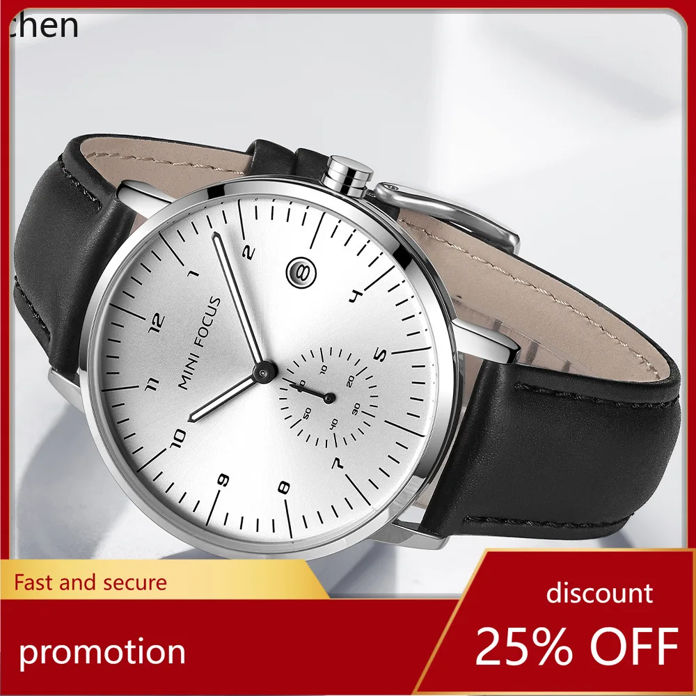 

ZML watch casual calendar luminous waterproof strap men's watch