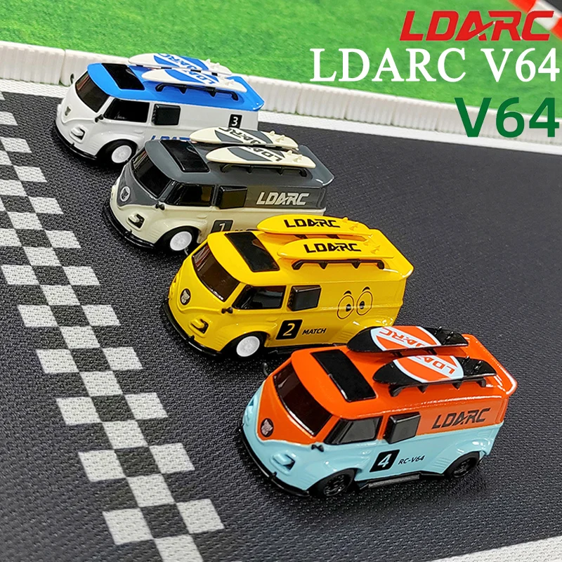 

Автомобиль LDARC V64 RTR с дистанционным управлением 1:64 Миниатюрная модель радиоуправляемого автобуса автомобиль хлеб гоночный автомобиль настольная машина для скалолазания радиоуправляемая модель автомобиля игрушка