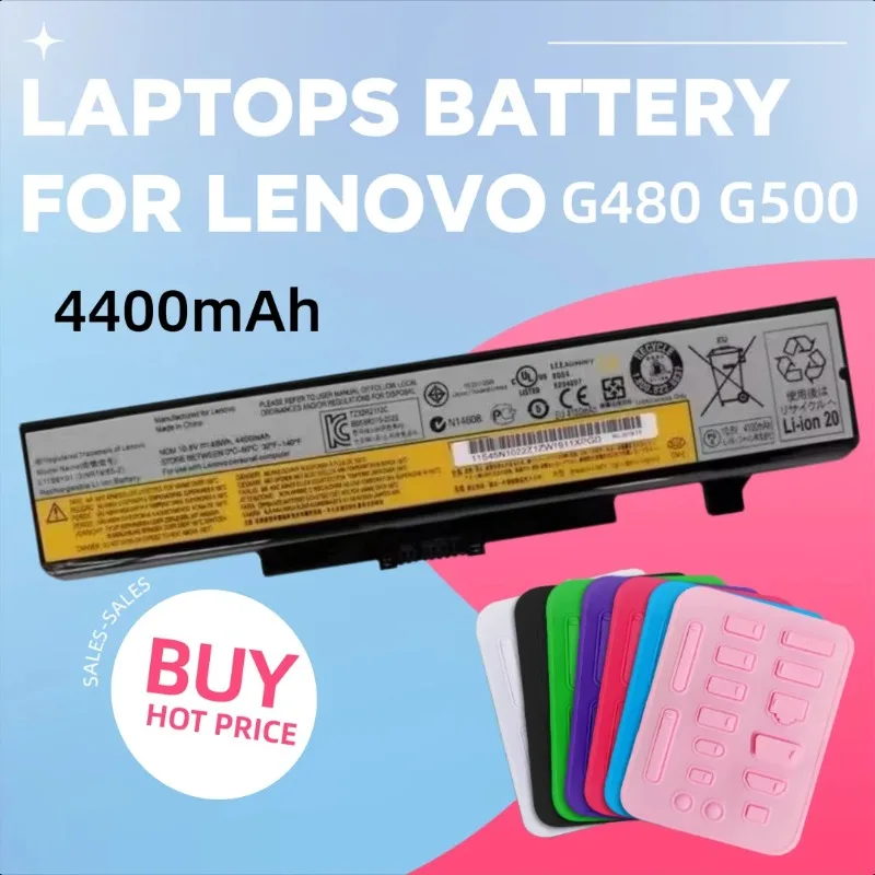 

4400mAh for Lenovo G480 G500 G400 G410 Y480 Z480 G485 G580 Laptops Battery