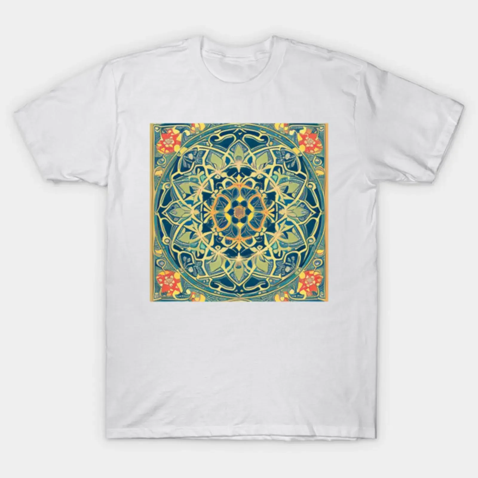 Images after Mucha IV T Shirt vintage Washed Breathable Unisex designer clothes Comfortable graphic Stretched Slightly Soft
