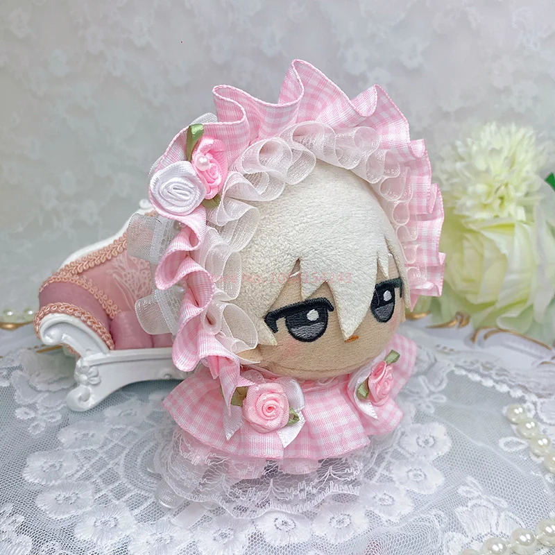 Nowa lalka Nunu 10 cm, urocze koronkowe ubranka, bawełniana lalka idol 10 cm, wykwintna opaska na głowę, akcesoria do ubranek dla lalek.