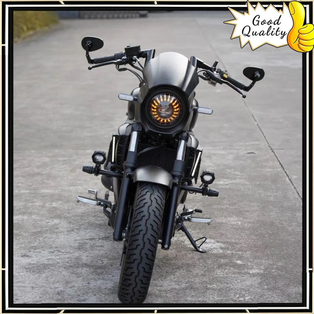 Good Quality For Haojue motorcycle TR300 modified direction handlebar thick 42 tube handlebar Harley style handlebar