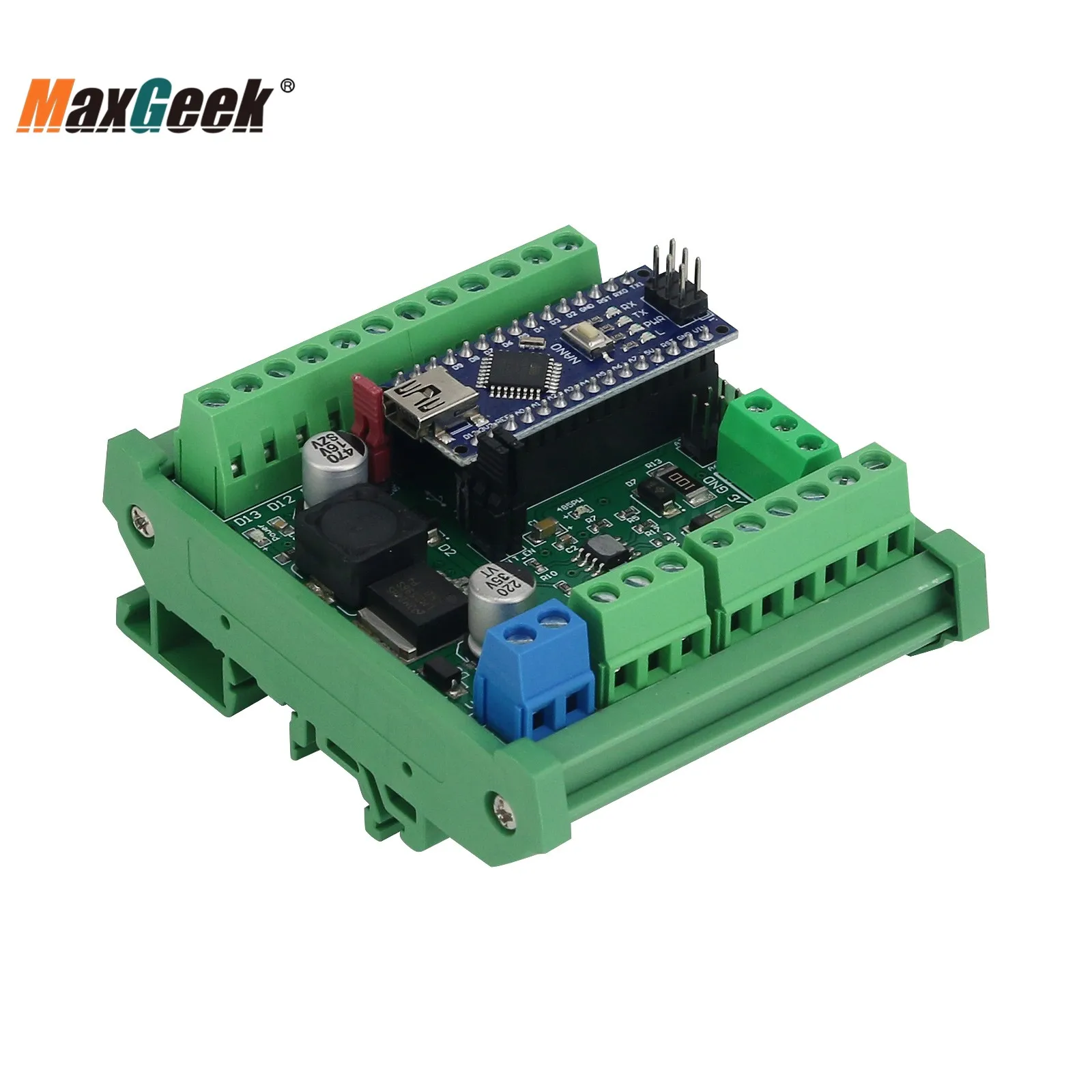 Maxgeek MCU Controller Board Development Board Kit RS485 Modbus for Arduino Nano ATMEGA328P