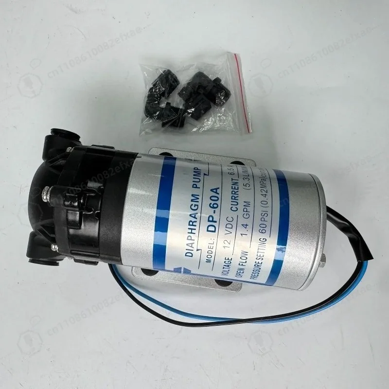12V 24V DC High Pressure Micro Diaphragm Pump DP60A 5L/min Self-Priming Water Booster Pump for RV Marine Home Water System