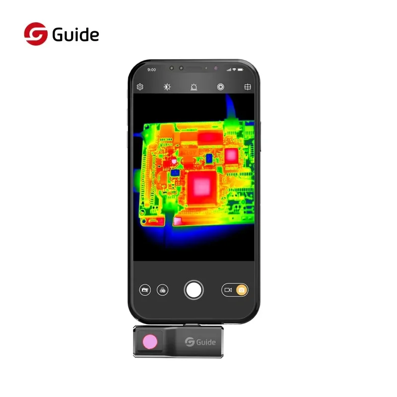 25Hz Infrared Fast Detection Portable Thermographic Camera Thermal Camera Infrared Thermal Imaging Smartphone Use