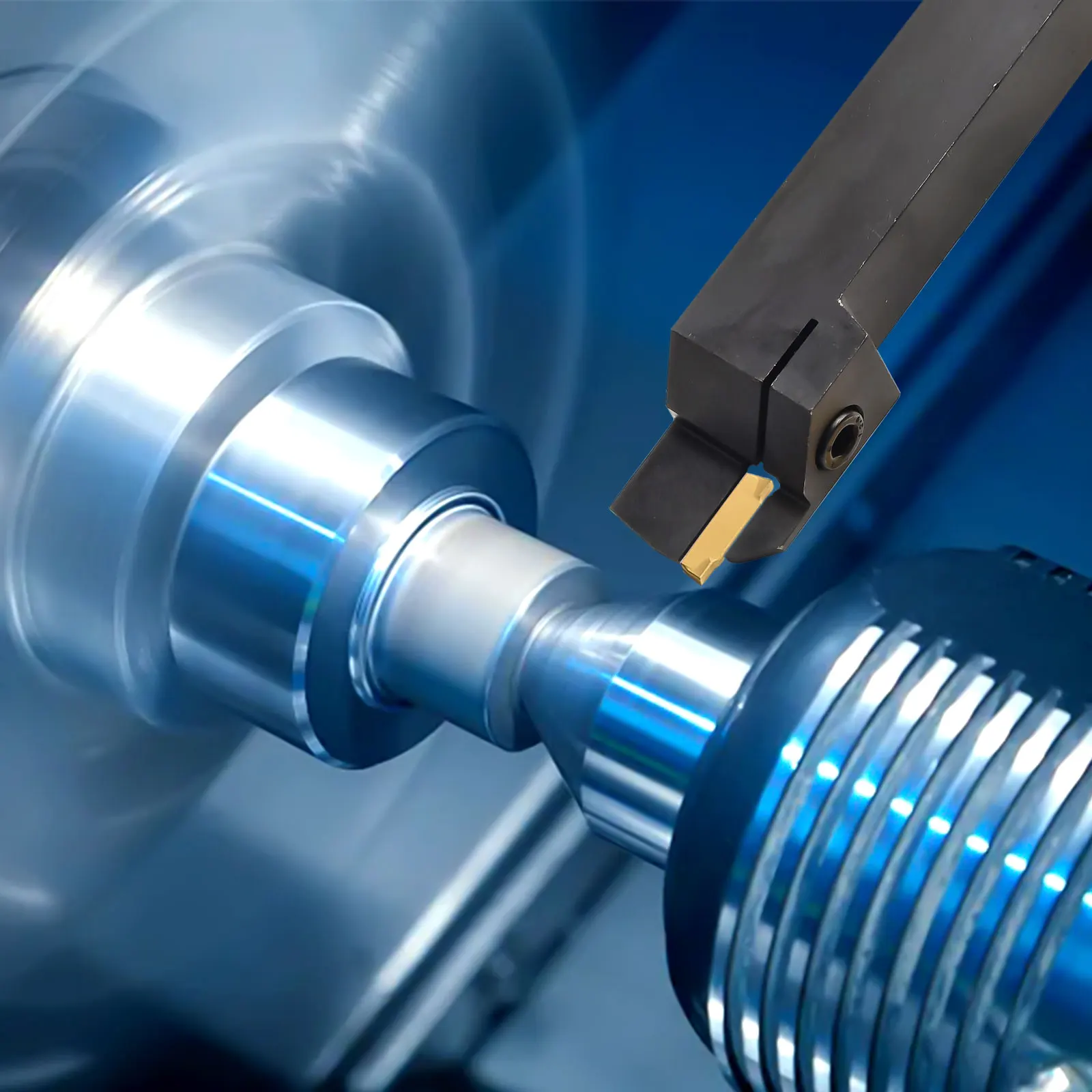20*20mm Carbide Inserts Grooving Tool Good Toughness And Hardness Perfect Processing Effect For Machining Metal