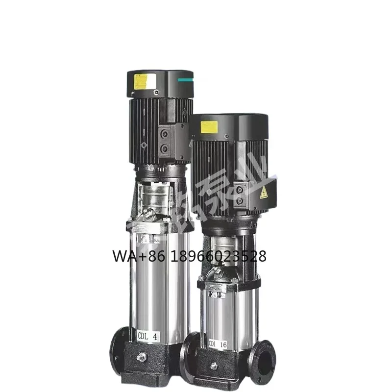 Custom Vertical Multistage Centrifugal Pump CDLF Stainless Steel, High-rise Water Supply Pipeline Booster