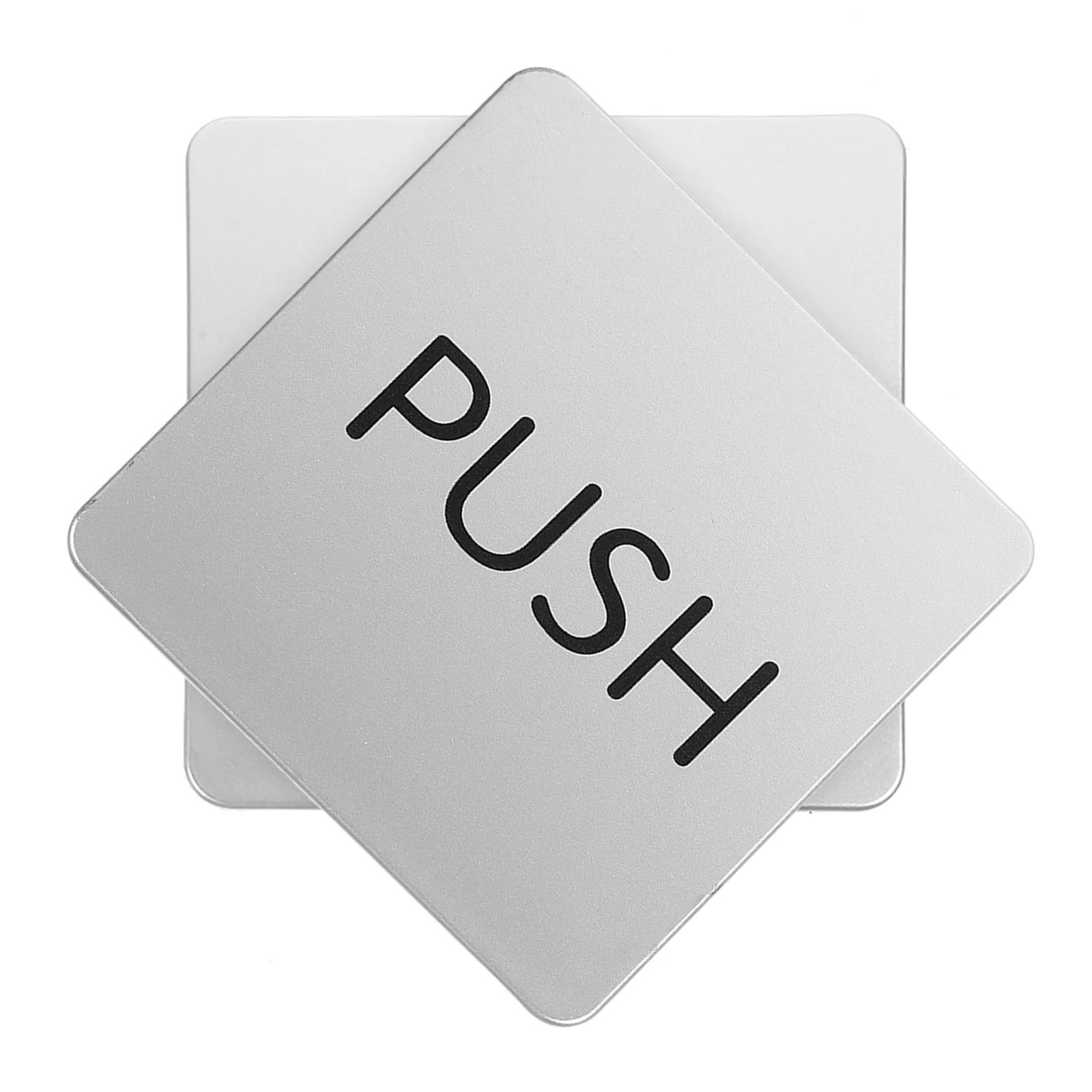 

House Sign Pull Push Glass Door for Entrance Number Indication Acrylic Front Signs Identification