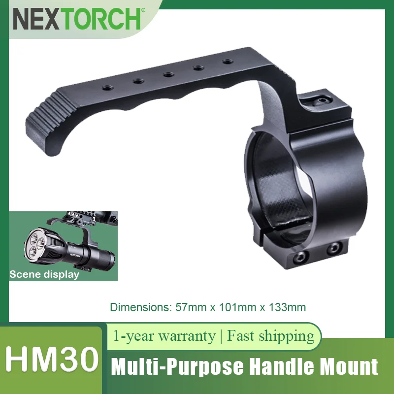 

NEXTORCH HM30 Multi-purpose Handle Mount, for Saint Torch 30 and 31 search and rescue lights, 57 x 101 x 133mm