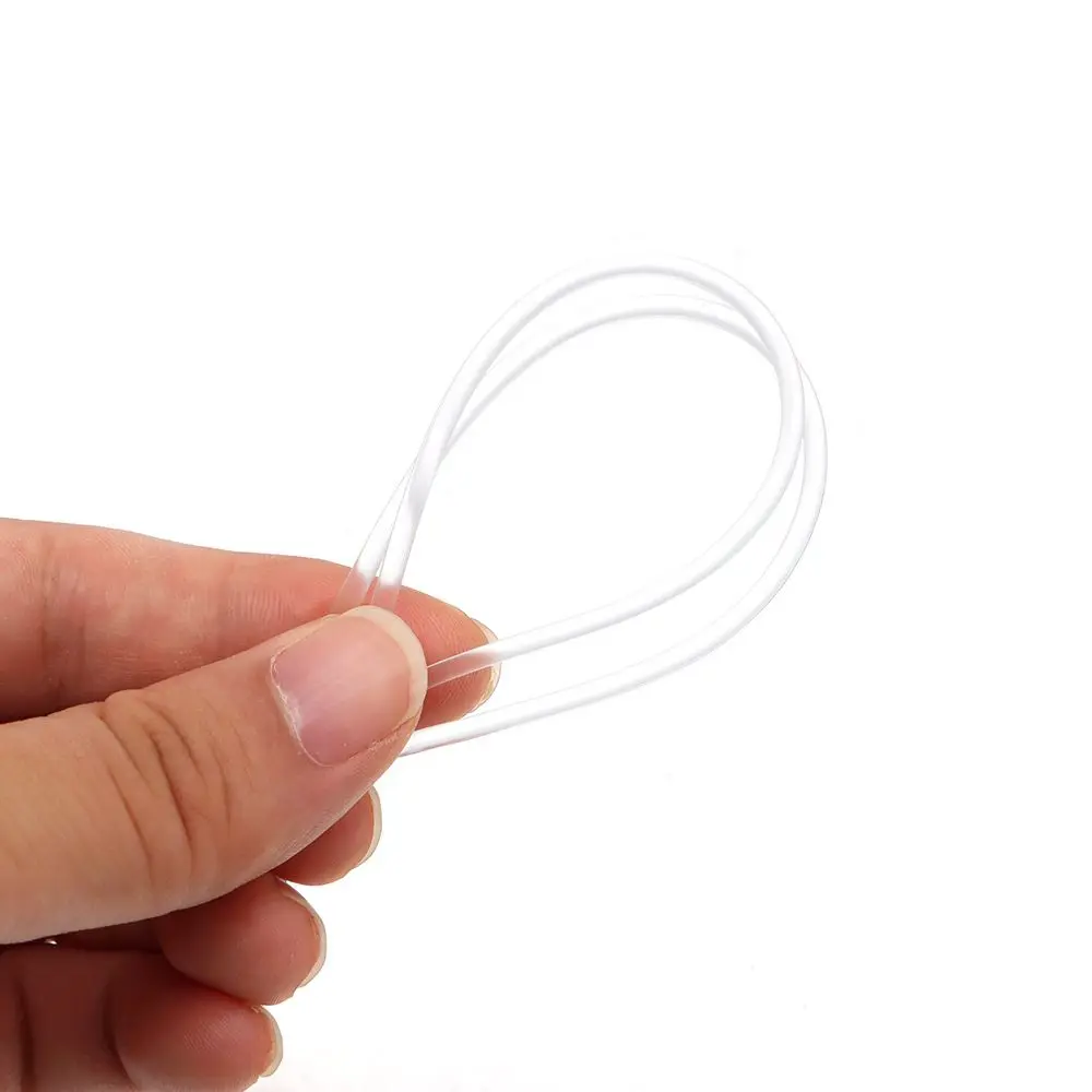30 Pcs Tags 6 Inch Luggage Loops Straps PVC Transparent Name Tag Loop ID Badge Holder Office