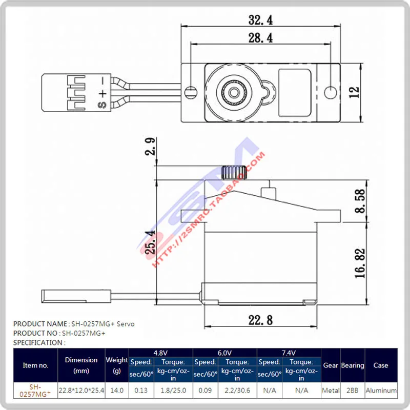 

Savox SH-0257MG + большой S TRX-4 Summit высоконизкоскоростной сервопривод микроцифровой сервопривод для использования в самолете