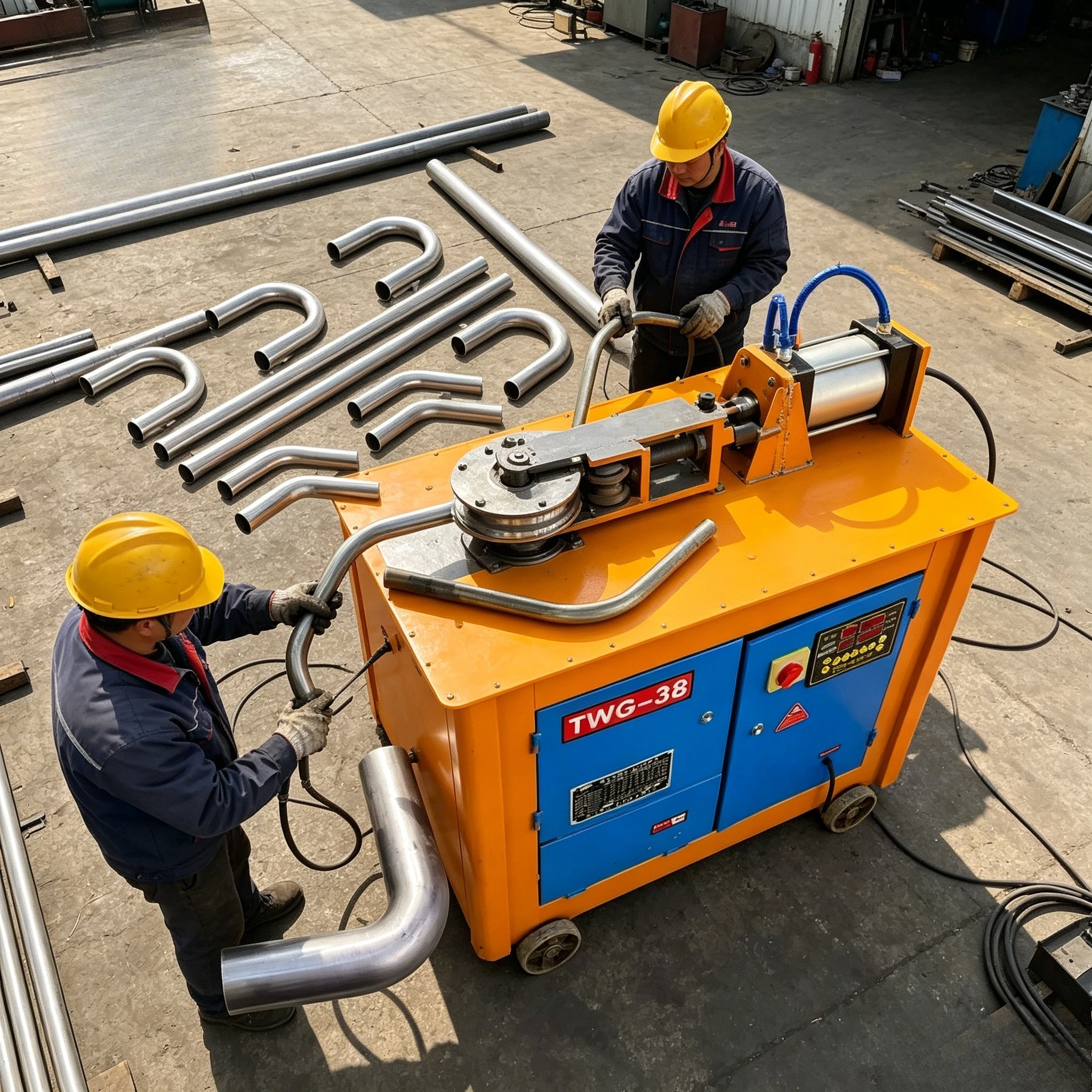 

Heavy Duty Hydraulic CNC Automatic Bending Machine, Steel Bar & Tube Bender, Square Pipe Bending for Industrial Customized