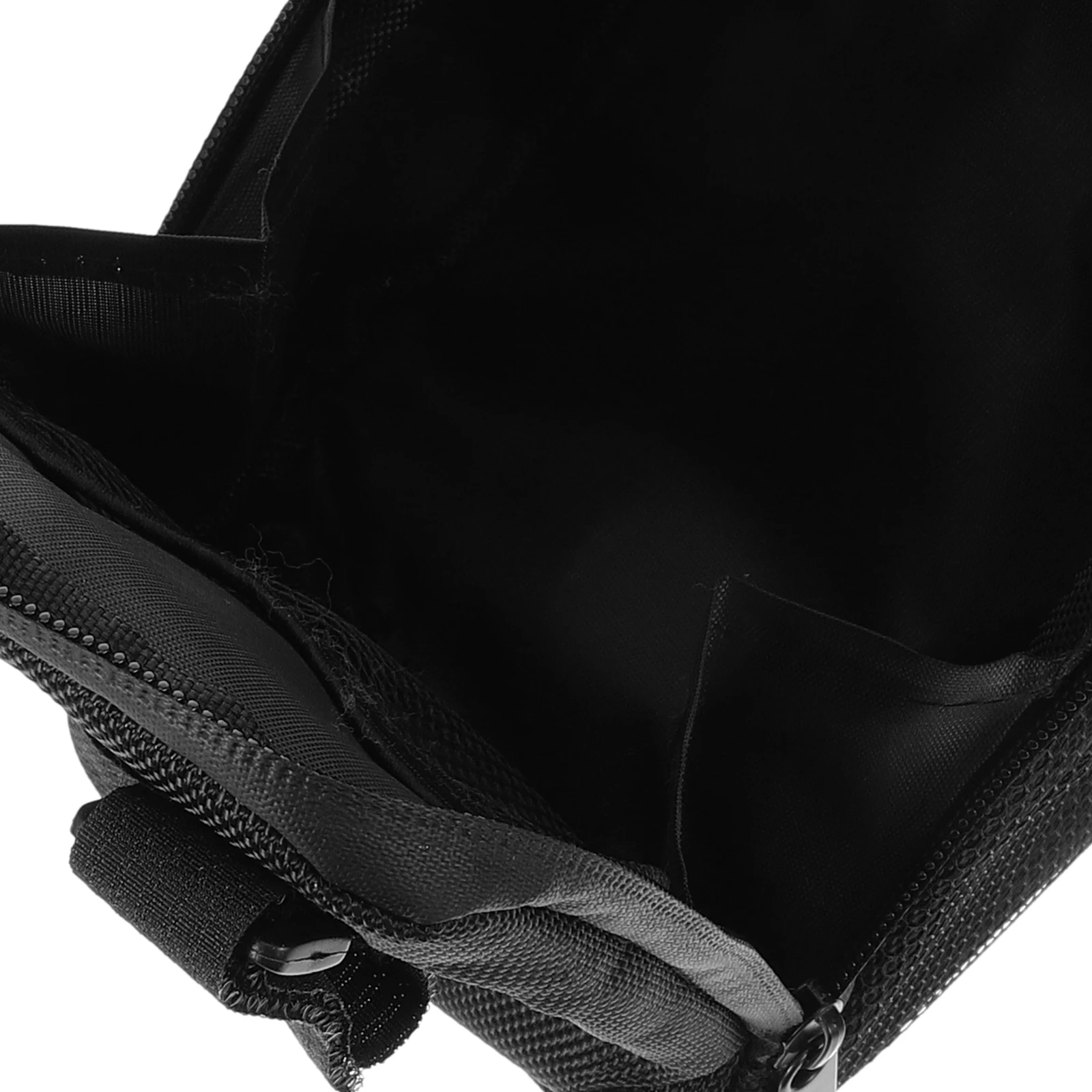 Front Tube Handlebar Bag Bike Nylon Cycling Storage Large Capacity Zippered Bag Outdoor Ride Essentials Organizer