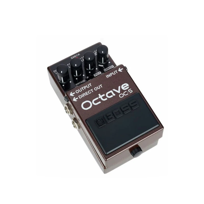 BOSS OC-5 Octave Guitar and Bass Effect Pedal Super Octave Polyphonic Octave Mode Distortion Mode Original OC-2 Mode