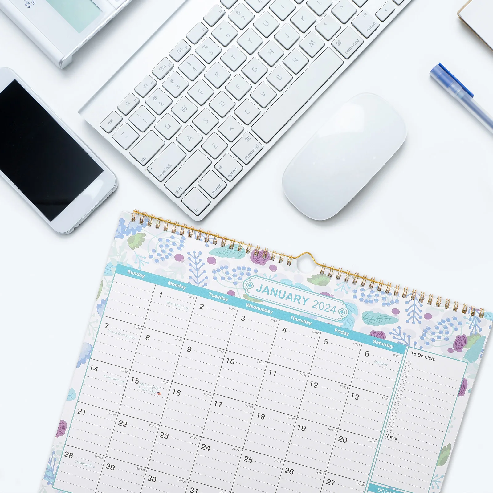 

Household Calendar 2024 Wall Monthly Office Hanging Practical Noting Daily Use Wall Calendar 2024 Office Supplies