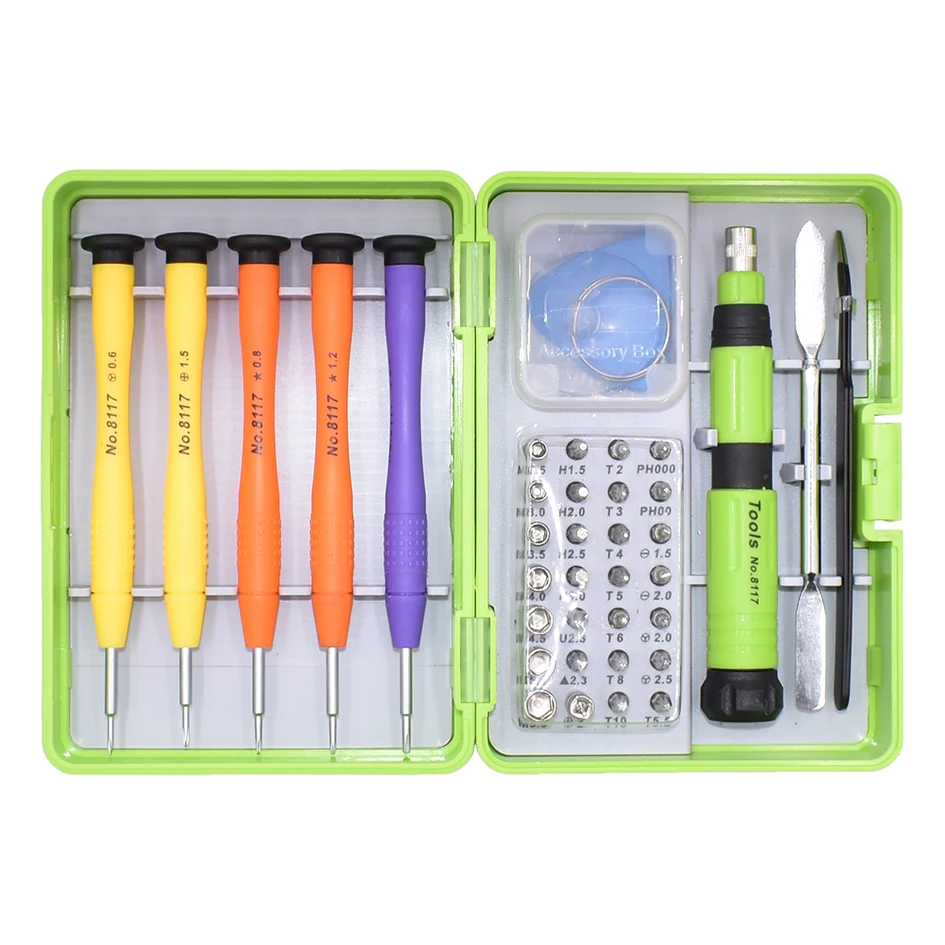 

36 in 1 Screwdriver Combination Tool Set High Quality Opening Tools for Phone PC Electronics 50set/lot