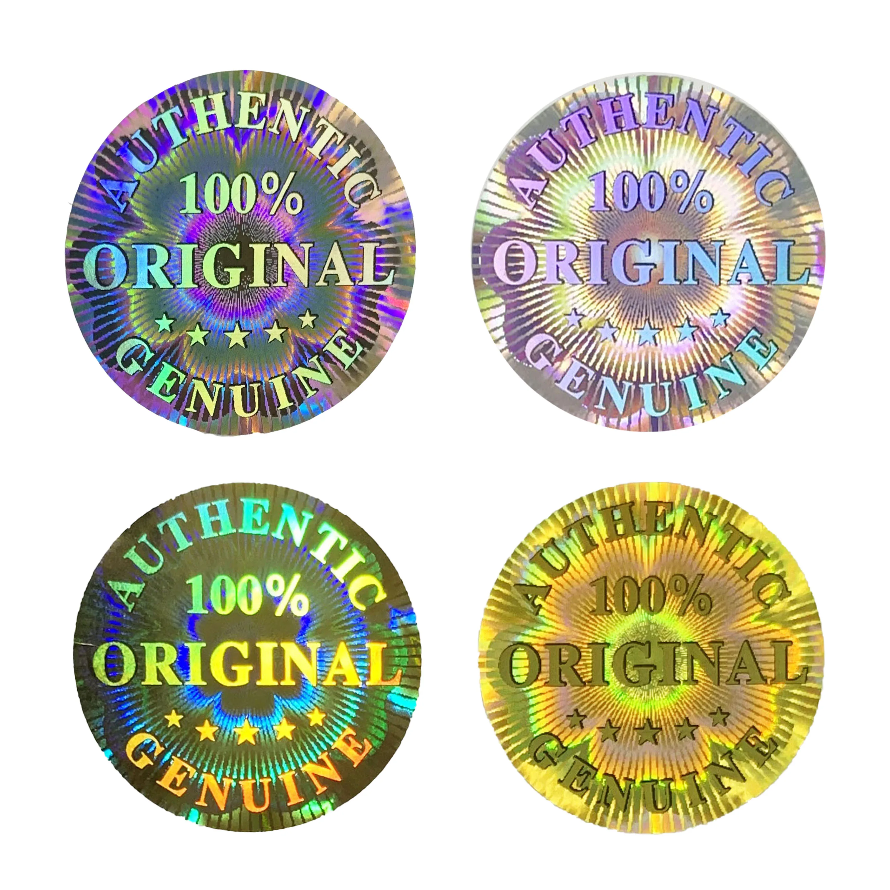 

216 шт./432 шт. золотистая, серебристая лазерная голографическая наклейка с защитой от несанкционированного доступа, уплотнительная этикетка высокого качества, оригинальная наклейка