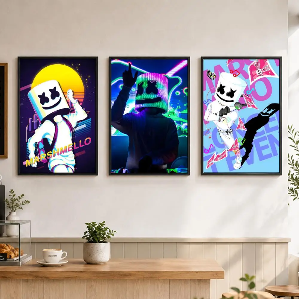 Rapper MMarshmelloed Poster  Poster, Wall Decor Art Print, Abstract Wall Decor Art Print for Living Room