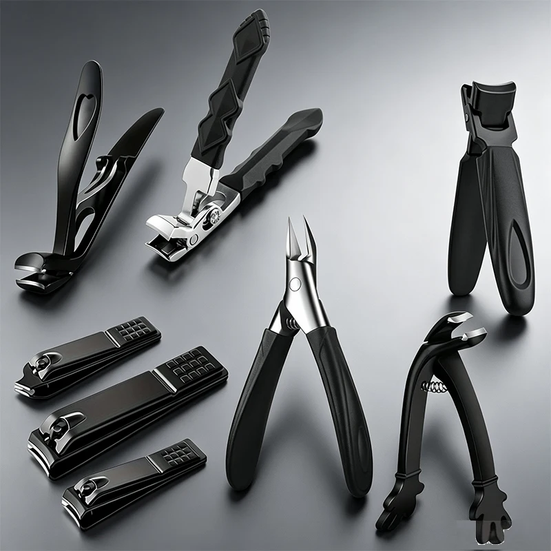 Multi Style Nail Clipper Kit Thick Ingrown Toenail Cutter Cuticle Nipper Manicure Pedicure Tools