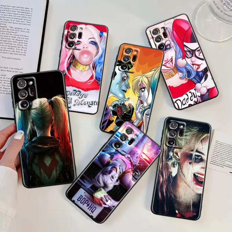 

Crazy H-Harley Q-Quinn sexy For Samsung A42 A41 A35 A34 A33 A32 A25 A24 A23 A21s A04 A03 Note 20 Ultra 5G Black Phone Case