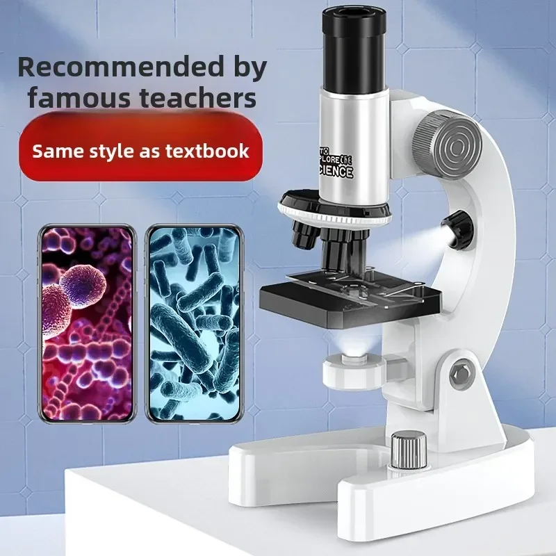 Innovative Optical Microscope for Kids and Teens, Professional Science Experiment Kit with High Definition Observation AAACCC