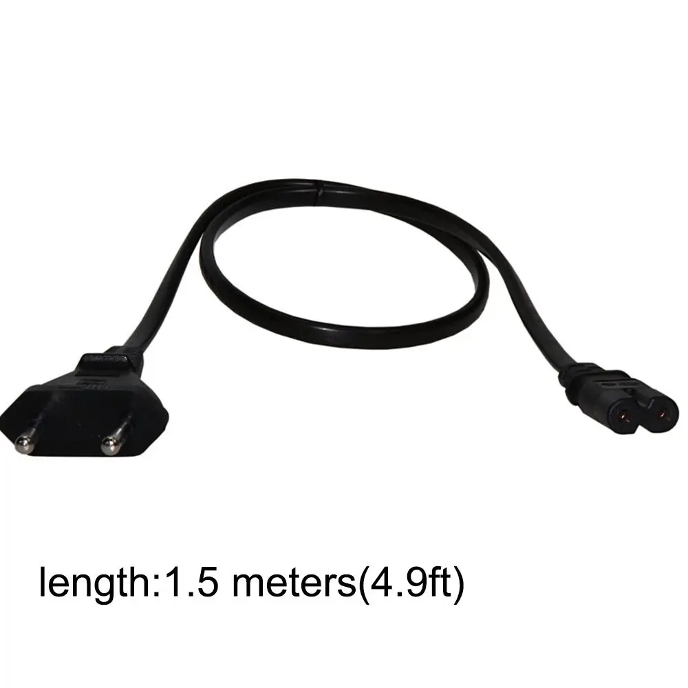 

Wire Power Console Cord 2-Prong Pin 1.5Meter Electric Cord EU Extension Cord C7 Power Cable 2Pin Power Cable Power Supply Cord